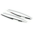 thumbnail image 4 of 4pcs Chrome Window Visor Vent Sun Shade Rain Deflector Fits for Honda civic 2012-2015, 4 of 8