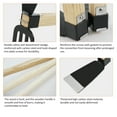 thumbnail image 2 of NFTIGB 5-Claw Rake Hand Cultivator with Long Wooden Handle, Bendproof Garden Hand Rake Tool, Great for Loosening or Weeding Soil, 15.75 inches / 40 cm, 2 of 5