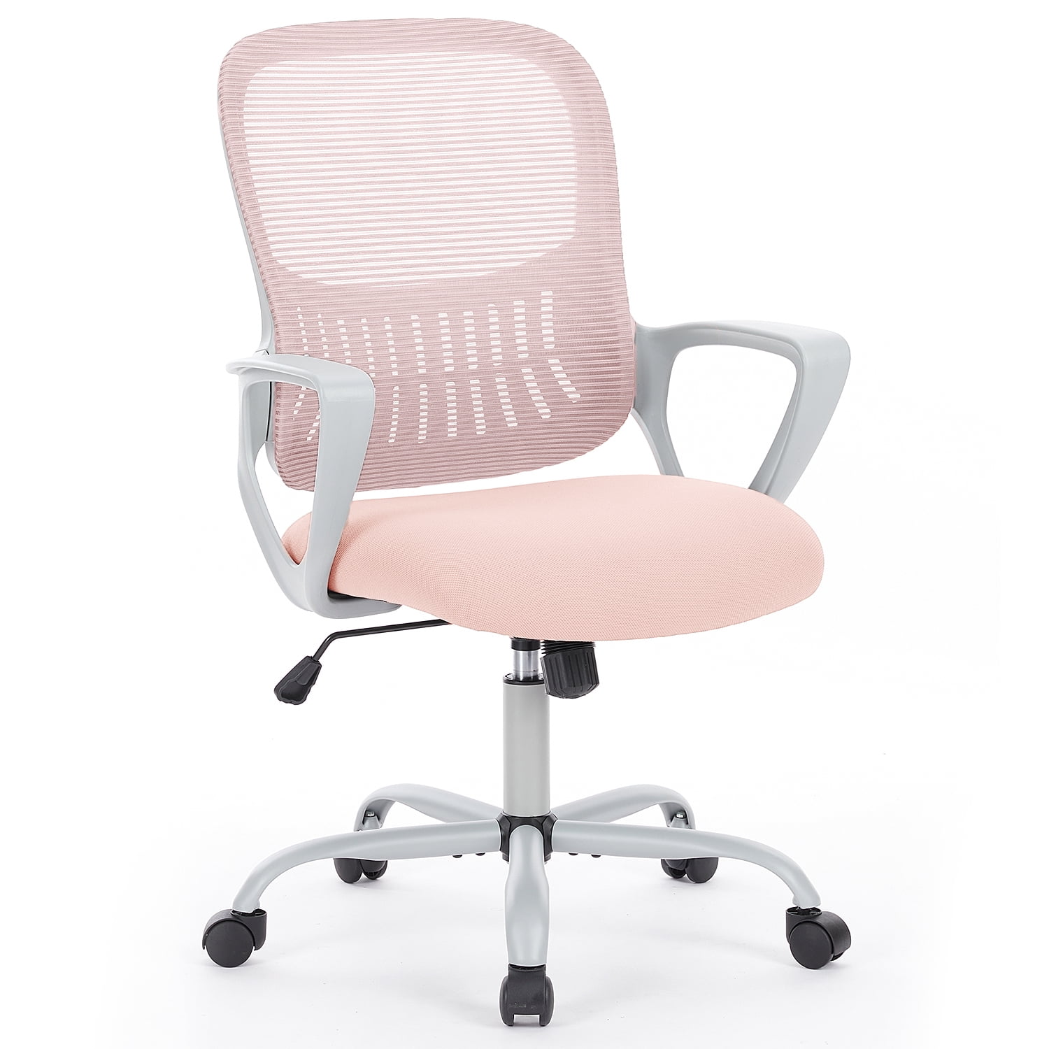 edx Ergonomic Desk Chair with Lumbar Support, Pink photo 1