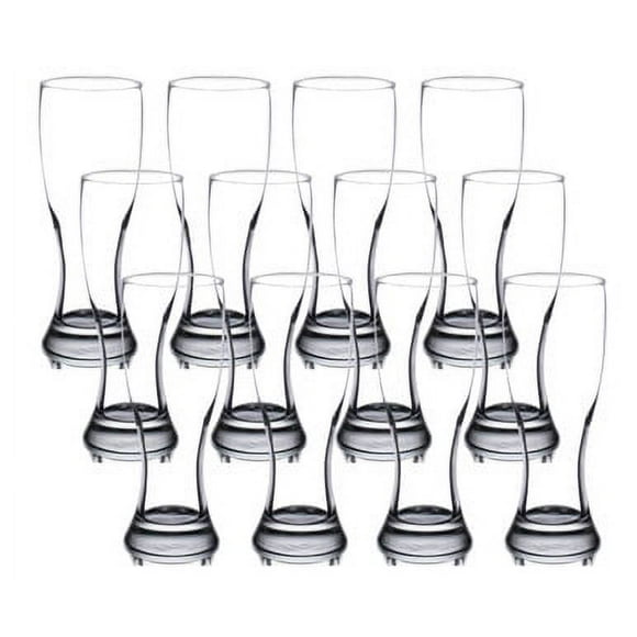Libbey 20 oz. Giant Pilsner Glasses - Set of 12 | Crystal Clear