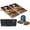 Deer/American Flag, variant on Tailgating Pros Cornhole Board Set w/Bean Bags and Carrying Case - 4'x2' Corn Hole Toss - Tournament and Lightweight Options - Optional LED Lights