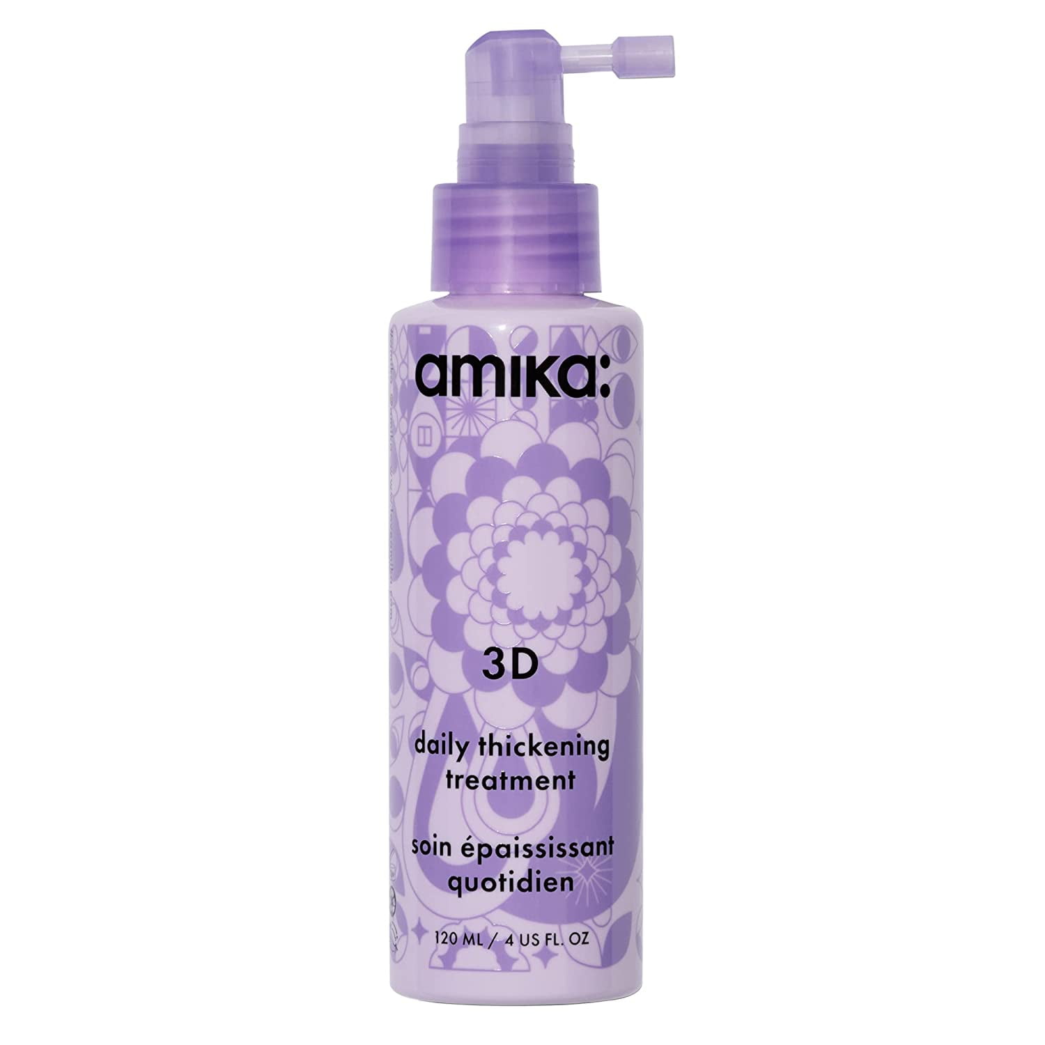 Amika 3D Daily Thickening Treatment, Lightweight Texture for Flat
