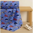 thumbnail image 4 of Soimoi Cotton Poplin Fabric Coral,Whale & Jellyfish Ocean Printed Fabric 1 Yard 42 Inch Wide, 4 of 7