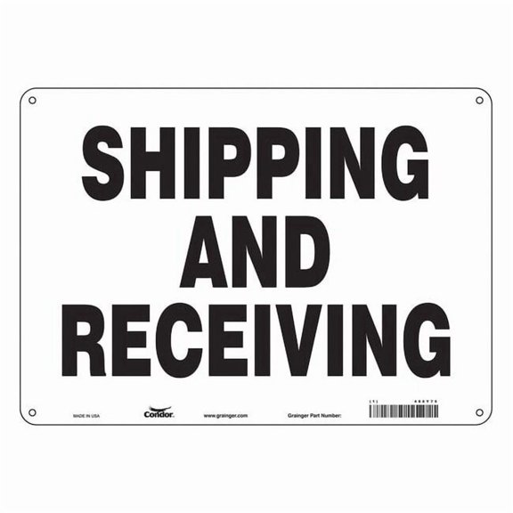 Condor Safety Sign,10 inx14 in,Polyethylene 486Y75