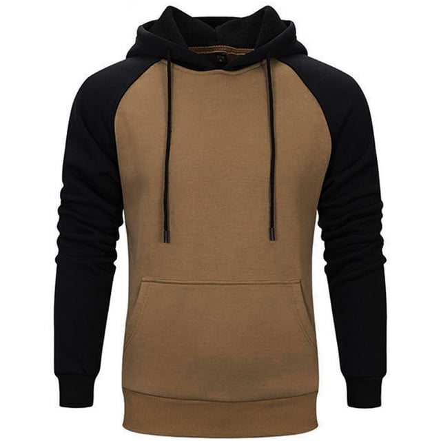 QIPOPIQ Chandail pour Hommes Drapeau des États-Unis Patriotique Graphique Chandails à Capuchon en Polyester pour Hommes Poche Raglan Manches Longues Chandails Liquidation