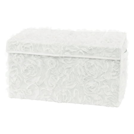 UPC: 0846480087632 | Rose White Storage Fabric Toy Box by Sweet Jojo Designs