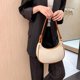 thumbnail image 3 of Bolso de mano de diseñador de lujo para mujer, bolso de hombro con axilas de cuero de Color sólido, bolso de compras informal, bolsos Hobos de lujo, 3 of 6