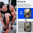 thumbnail image 4 of XiHAMA 2 in 1 Waterproof Case Compatible with Apple Watch Screen Protector 44mm SE 2nd Gen Series 6 5 4, 360 Protective Glass Face Cover Hard PC Bumper + Back Frame for Watch Accessories, 4 of 7