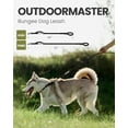 thumbnail image 4 of OutdoorMaster Bungee Dog Leash, Heavy Duty Dog Leash with Shock Absorption, 2 Padded Handles Training Leash, Improved Dog Safety and Comfort (Black, 4 FT), 4 of 7
