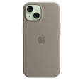 thumbnail image 4 of Funda de silicona para Apple iPhone 15 con MagSafe, color arcilla, 4 of 7