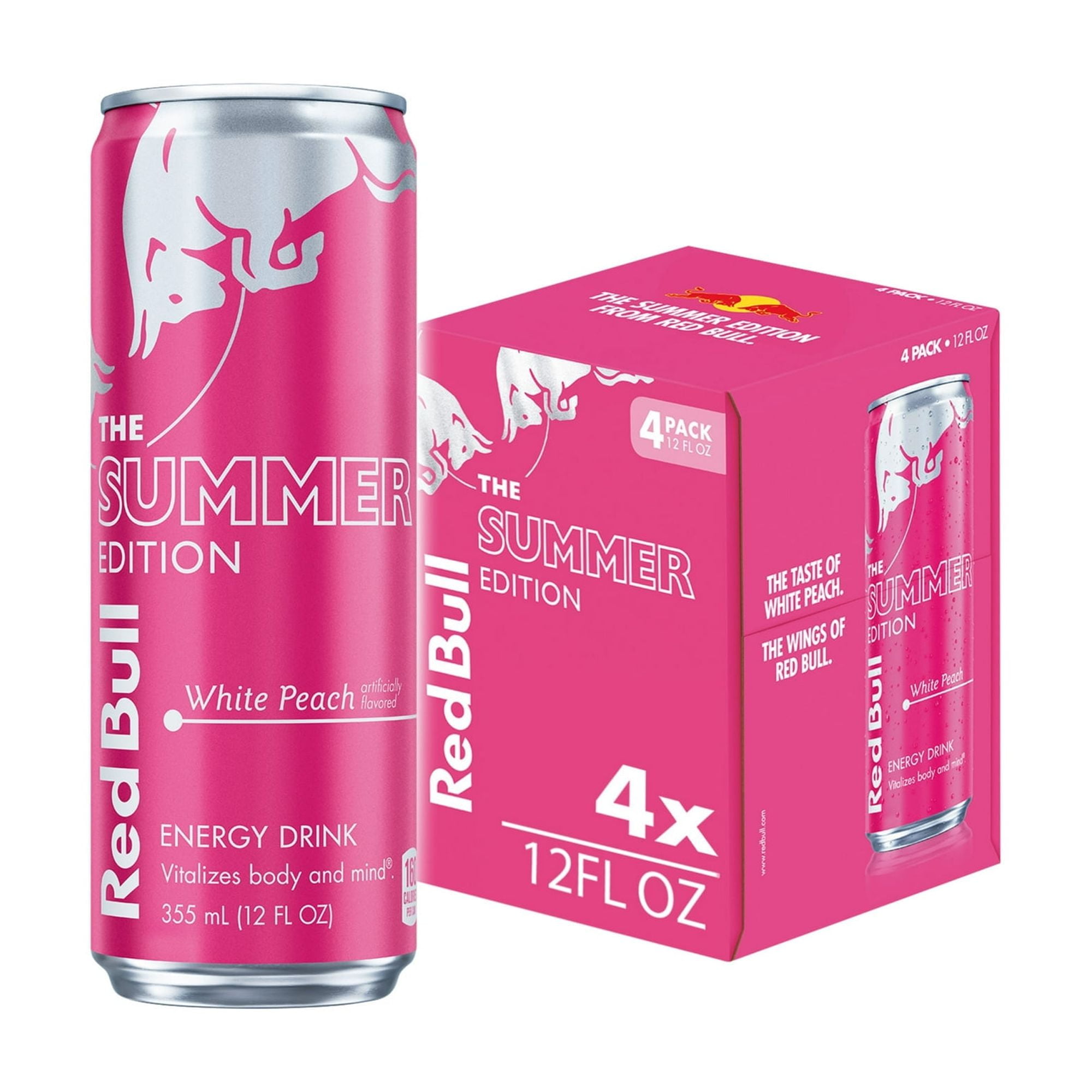24 Cans) Red Bull Energy Drink, Tangerine, Orange Edition, 12 fl