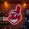 thumbnail image 4 of Queen Sense 16"x12" Clevelands Sports League Indians LED Neon Sign for Wall Decor Dimmable USB Powered LED Light W116CILVVD-5VLED, 4 of 5