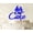 Blue, variant on """Lets Cut Cake"" Birthday Cake Topper Anniversary Cake Topper Color Option Available 5""-7"" Inches Wide"