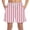 Pink, variant on Boys Beach Shorts Striped Vacation Lounge Short Pants Summer Elastic Waist Loose Shorts with Pockets