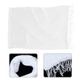 thumbnail image 5 of FENGGUIQU White Pure Cotton Scarf for DIY Projects, , Easy to Clean, 5 of 6
