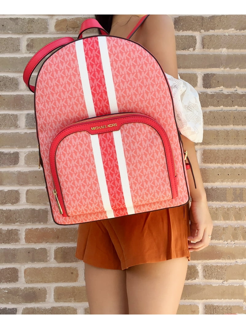 Michael Kors Large Abbey Jaycee Backpack Grapefruit MK  display picture 2