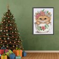 thumbnail image 1 of Pintura de diamante 5D DIY JShteea forma especial parcial decoración de gatito de taza de té 30x40cm, 1 of 9