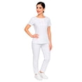 thumbnail image 1 of Uniforme Médico Dama, Enfermera, terapeuta, Doctora AMAPOLA BLANCO CH, 1 of 4