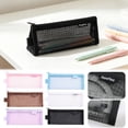 thumbnail image 5 of Clear Exam Pencil Pouch,Pencil Pouches Case,Mesh Zipper Pen Pouch,Multi-Color Clear Pencil Case,Cosmetic Bag Cute Pencil Case,Portable Office Stationery Pouch for Students Adults Office Classroom, 5 of 7