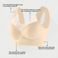 thumbnail image 6 of TIWEKE Wireless Bras for Older Women – Soft & Full Coverage Fit (Beige,5XL), 6 of 6