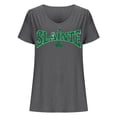 thumbnail image 4 of lcziwo Today Sales, St. Patrick's Day T Shirt for Women Lucky Clover Graphic Tees Casual Loose Fit Irish Shirts Cute U Neck Tunic Tops Blouse Dark Gray M, 4 of 5
