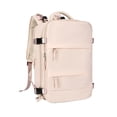 thumbnail image 1 of Mochila Impermeable Para Viaje | Maleta Deportiva Expandible | Mochila Escolar Compacta, Ligera & Comoda (Beige), 1 of 5