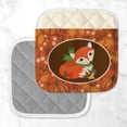 thumbnail image 3 of CafePress - Fall Woodland Fox Autumn Pumpkins - Pot Holder with Printed Design, 9"x9", 3 of 3