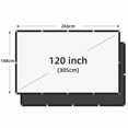 thumbnail image 2 of Projector Screen White Milk Shred Black Background Wrinkle-Free Design ,Wrinkle-Free, 2 of 6