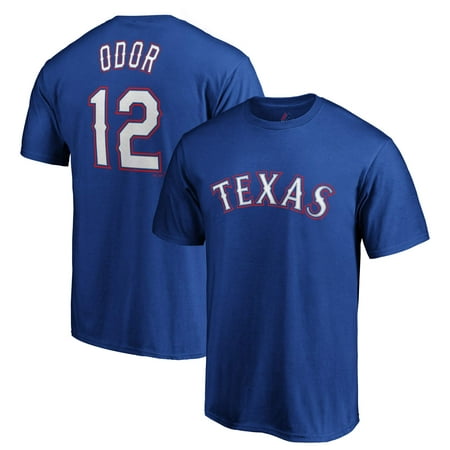 Rougned Odor Texas Rangers Majestic Official Player Name & Number T-Shirt -