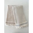 thumbnail image 3 of Waffle Striped Turkish Cotton Bath Towel Dark Navy, 3 of 12