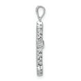 thumbnail image 2 of 14K White Gold Lab Grown Diamond Cross Pendant, 2 of 3