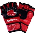 thumbnail image 1 of Right Punch Gants de MMA en Cuir de Vache - Gants d'Entraînement Rouges, Gants de Kickboxing pour l'Entraînement Sportif Extérieur, Muay Thaï, Entraînement Sparring, Combat, Kickboxing, Sac de Boxe Punch pour Hommes et Femmes, 1 of 6