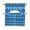 Blue, variant on Azure Blue Boho Southwestern Kitchen Curtains Sets 24 Inch Length with Valance, Vintage Tribes Zigzag Tile Swag Valances and Tiers Curtain Set Drapes Swag Curtains for Living Room, Bathroom, Cafe