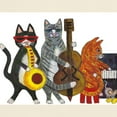 thumbnail image 3 of CafePress - Jazz Cats Light T Shirt - Men's Classic Graphic T-Shirt, 3 of 4