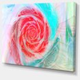 thumbnail image 2 of Rose Abstraite Mystérieuse - Impression sur Toile Florale, 2 of 4