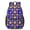 Sunflower And Sun, variant on Sunflower Black Pattern 17" School Backpacks for Teens,Waterproof Oxford Fabric,S-Shape Padded Straps for School,Travel,Hiking,Camping