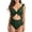 Army Green, variant on Womens Ruffle Cut Out One Piece Swimsuits Strappy Monokinis Swimwear Bathing Suits