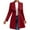 Wine, variant on Mgmyaa Women's Slim Fit Wool Blend Lapel Coat Long Tailored Fall Winter Fashion Trench Office Jacket Outerwear Blazer