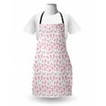 thumbnail image 3 of Rose Apron, Tender Spring Flourish with Little Buds Hand Drawn Botanical Garden, Unisex Kitchen Bib with Adjustable Neck for Cooking Gardening, Adult Size, Dried Rose Seafoam, by Ambesonne, 3 of 4