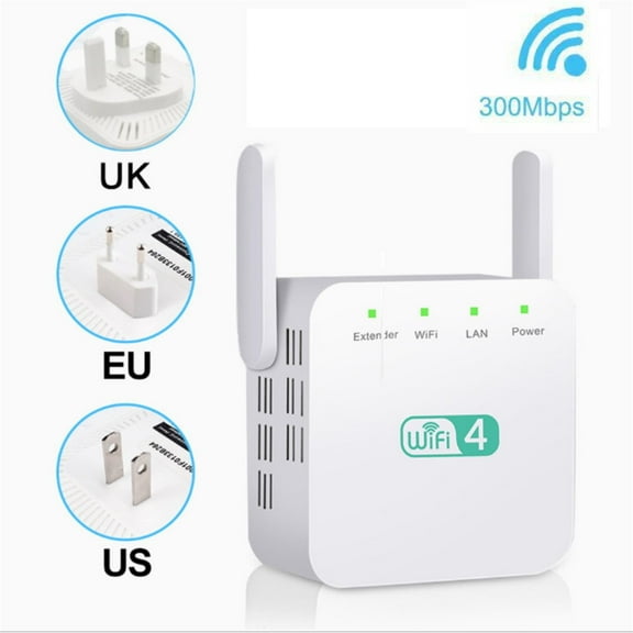 Xihbxyly Liquidación de Verano Amplificador Señal Wifi, Repetidor Inalámbrico, Extensor de Rango Wifi 300 M