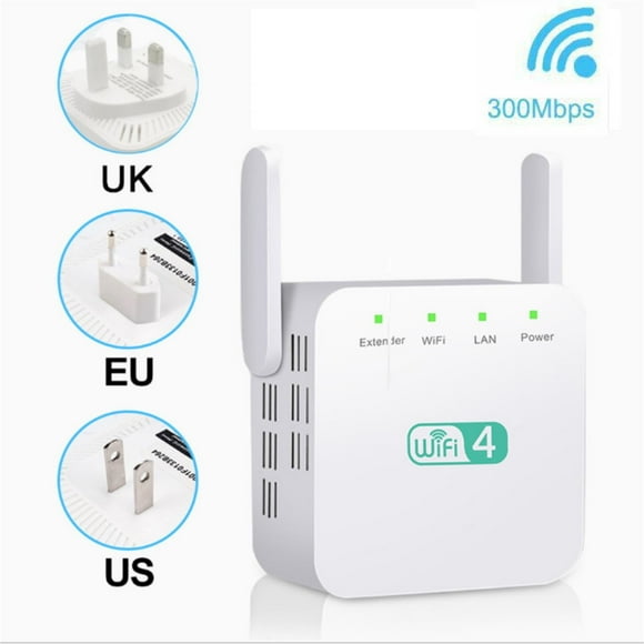 Xihbxyly Liquidación de Verano Amplificador Señal Wifi, Repetidor Inalámbrico, Extensor de Rango Wifi 300 M