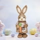 thumbnail image 1 of Decoraciones de Pascua, adornos de Pascua, regalos de Pascua, simulación de Pascua, conejito, decoración de jardín, conejito creativo de paja, el conejito, 1 of 3