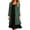 Green, variant on Women's Solid Chiffon Open Front Long Cardigan Jacket Elegant Long Sleeve Cover Up with Sequin Trim Evening Party Cocktail Sheer Outerwear,M