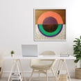thumbnail image 3 of Stupell Industries Modern Horizontal Split Circle White Framed Giclee Art, 24 x 24, by Matthew Finger, 3 of 8
