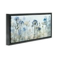 thumbnail image 4 of Stupell Industries Blue Wildflower Blooms Botanical & Floral Painting Black Floater Framed Art Print Wall Art, 31 x 14, 4 of 10