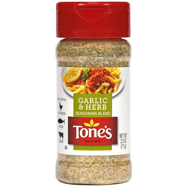 Tone's Garlic & Herb Seasoning Blend, 2.5 oz