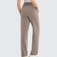 thumbnail image 3 of Womens Sweat Pants, Fashion Casual Solid Color Waist Sweatpants with Side Pockets, 3 of 7