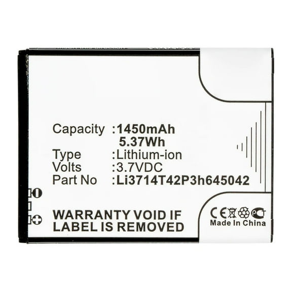 Batteries N Accessories BNA-WB-L13990 Cell Phone Battery - Li-ion, 3.7V, 1450mAh, Ultra High Capacity - Replacement for VODAFONE Li3714T42P3h645042 Battery