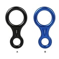 thumbnail image 4 of Descensor de escalada Naiovety Rappel ocho anillo portátil negro, 4 of 6