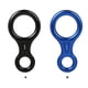 thumbnail image 3 of Toystoory Descensor de escalada Cuesta abajo Acampar al aire libre Rappel Rescate Ocho anillos Cuerda Rigging Slow Down Protector Negro Type2 NO2 Toystoory  OD020413-01, 3 of 6